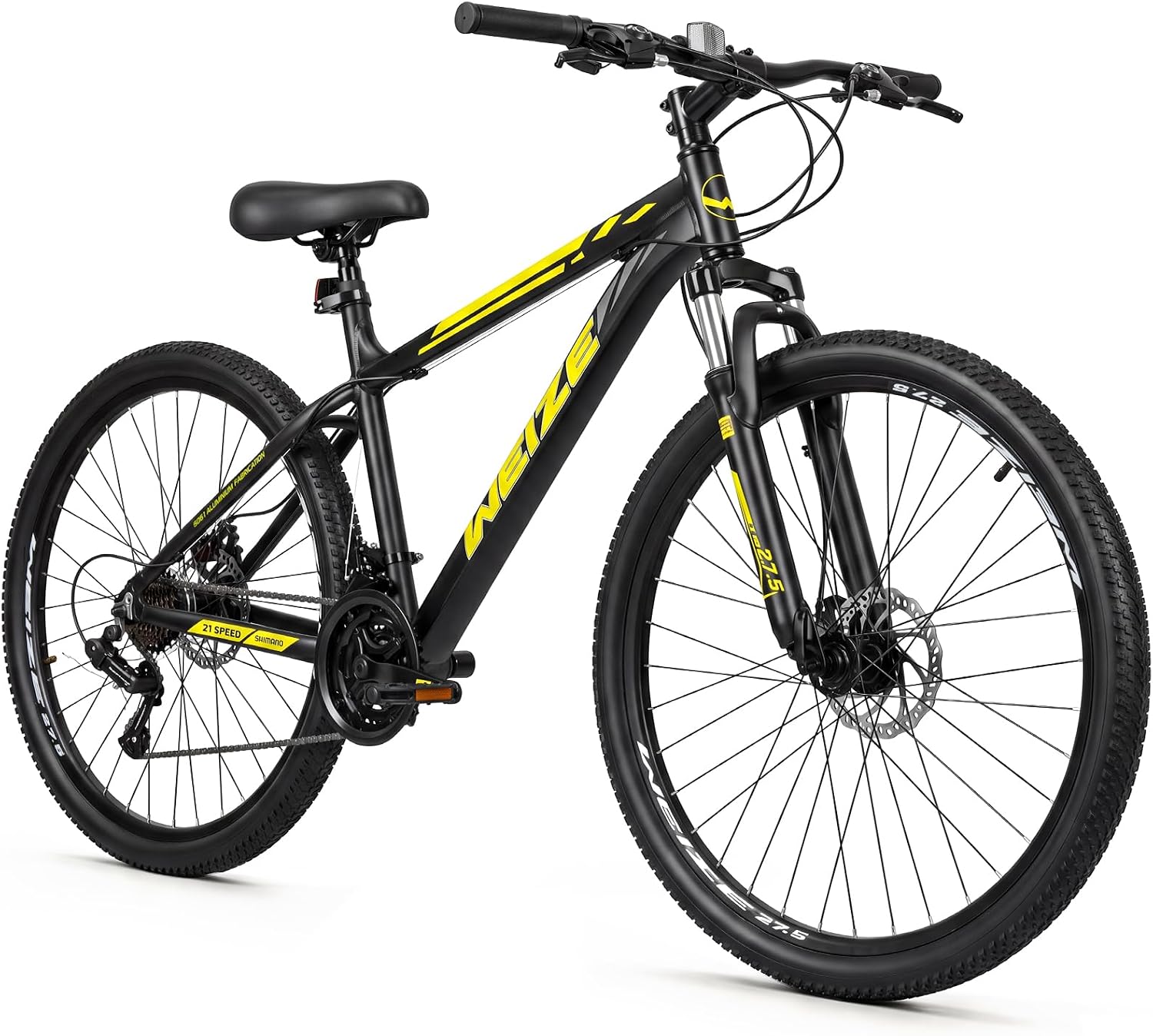 Mountain Bike, 26/27.5-Inch Adult Bike, 21-Speed Rear Disc Brake, Lightweight Aluminum Frame for Men and Women