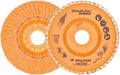 Walter 06A462 4-1/2x7/8 Enduro-Flex Turbo Discs Fast Grinding Blending Flap Disc Grit 36/60 Type 27, 10 pack