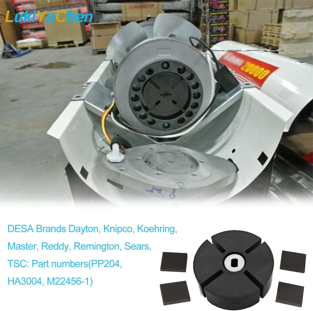 PP204, HA3004 1/2" Thick Rotor Kit Fit for Desa, Reddy, Master Space Heater