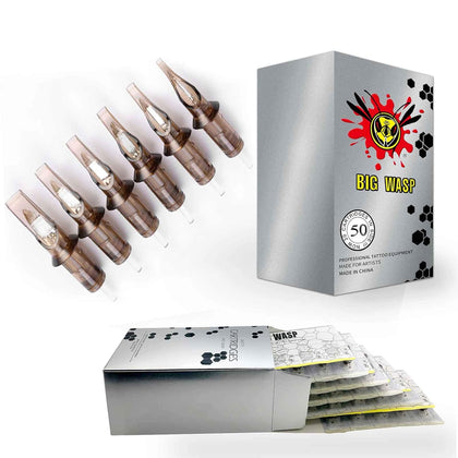 50Pcs Assorted #12 Standard Tattoo Needle Cartridges RM 3rd Gen