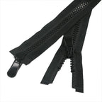 #8 Separating Zippers Two Way Resin Zippers 30 Inch Black Zipper