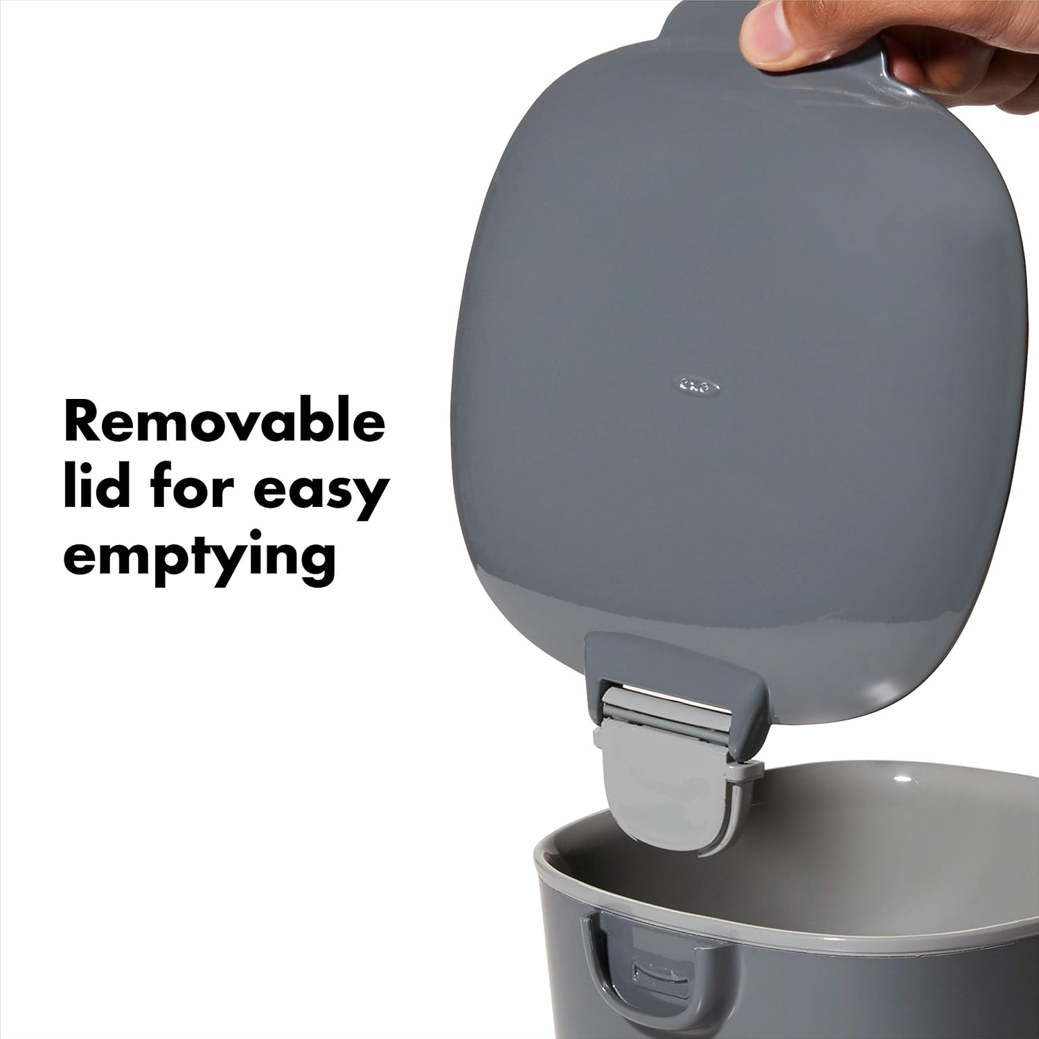 Good Grips Easy-Clean Compost Bin, Charcoal - 0.75 GAL