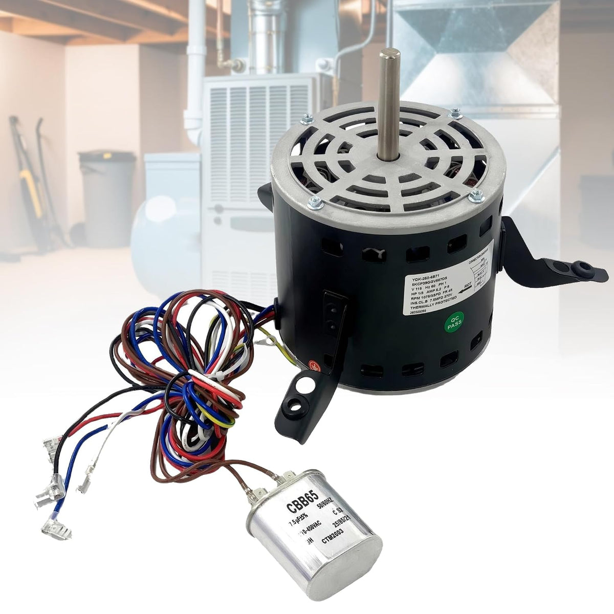 5KCP39GGV567DS Furnace Blower Motor 1/3HP 115V Fit for Carrier Bryant Payne