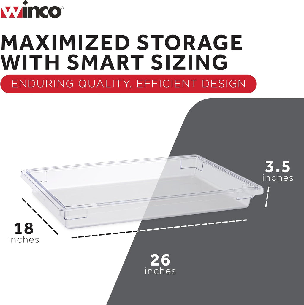 18" x 26" Clear Food Storage Box