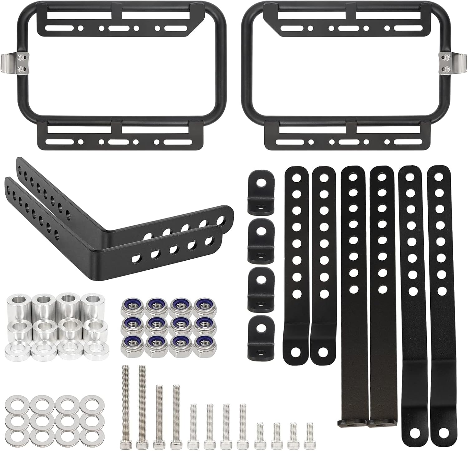 Universal Conversion Support Racks Upgrade Detachable Mounting Bracket Kit Aluminum Alloy Support Bar Fit For