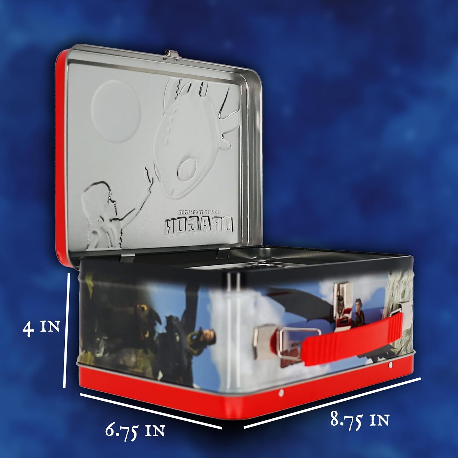 How to Train Your Dragon Fun Box – Embossed Collectible Storage Tin, Officially Licensed How To Train Your Dragon