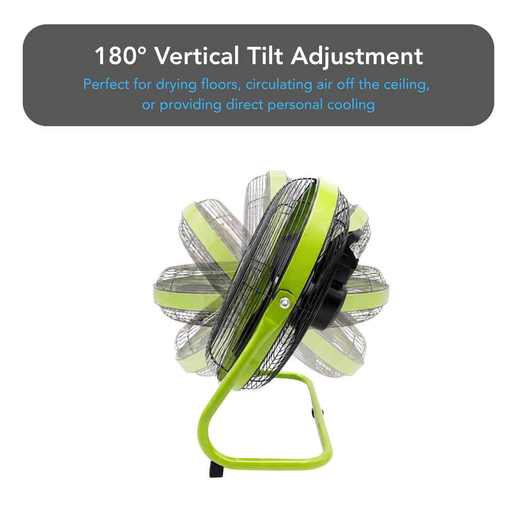 9" Low-Profile Desk & Floor Fan