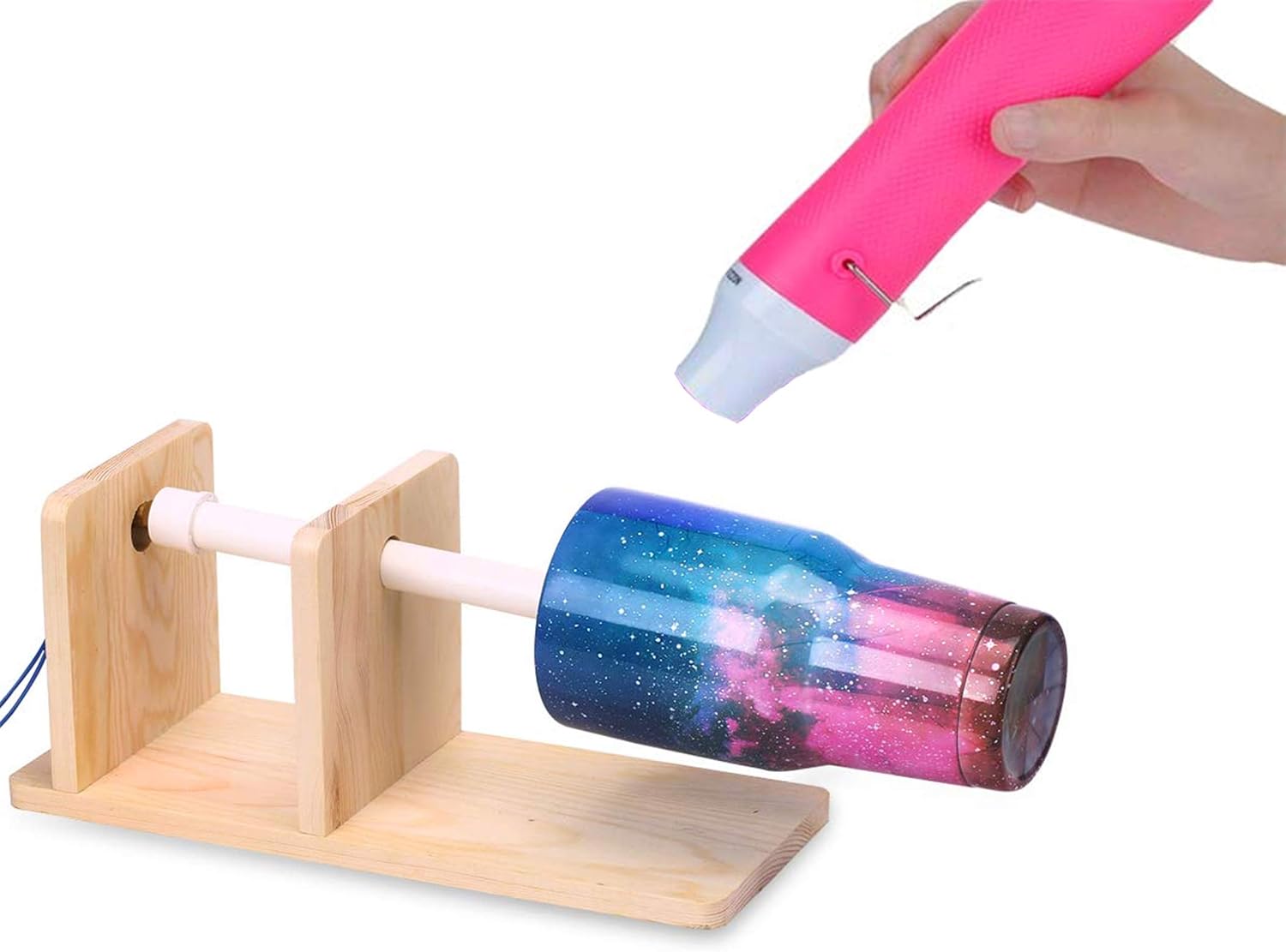Bubble Removing Tool for Epoxy Resin and Acrylic Art, DIY Glitter Tumblers, Specially-Designed Heat Gun for Making