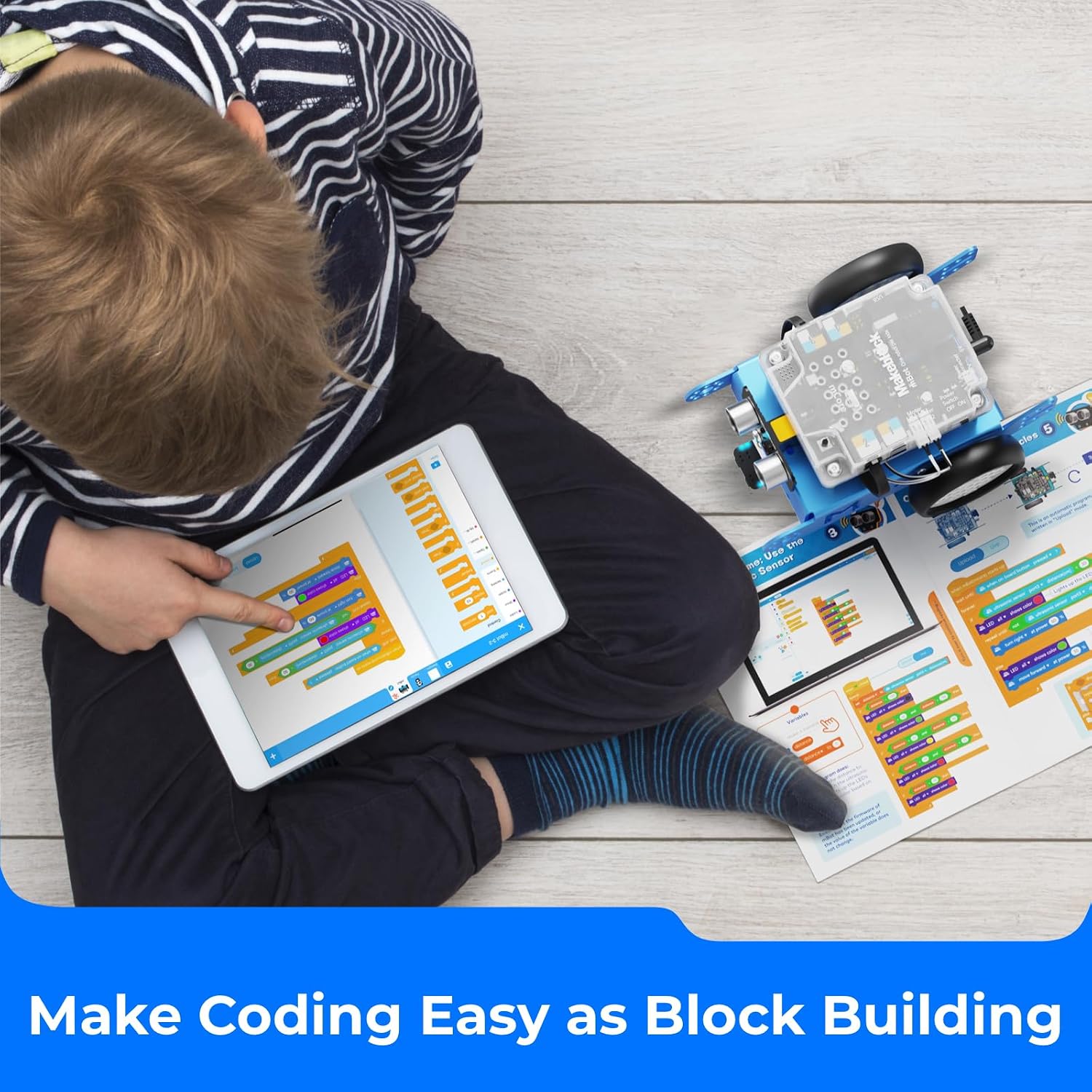 mBot Arduino Robot Kit with Scratch Coding Box for Kids Ages 8-12 | Learn to Code with Scratch & Arduino, 4