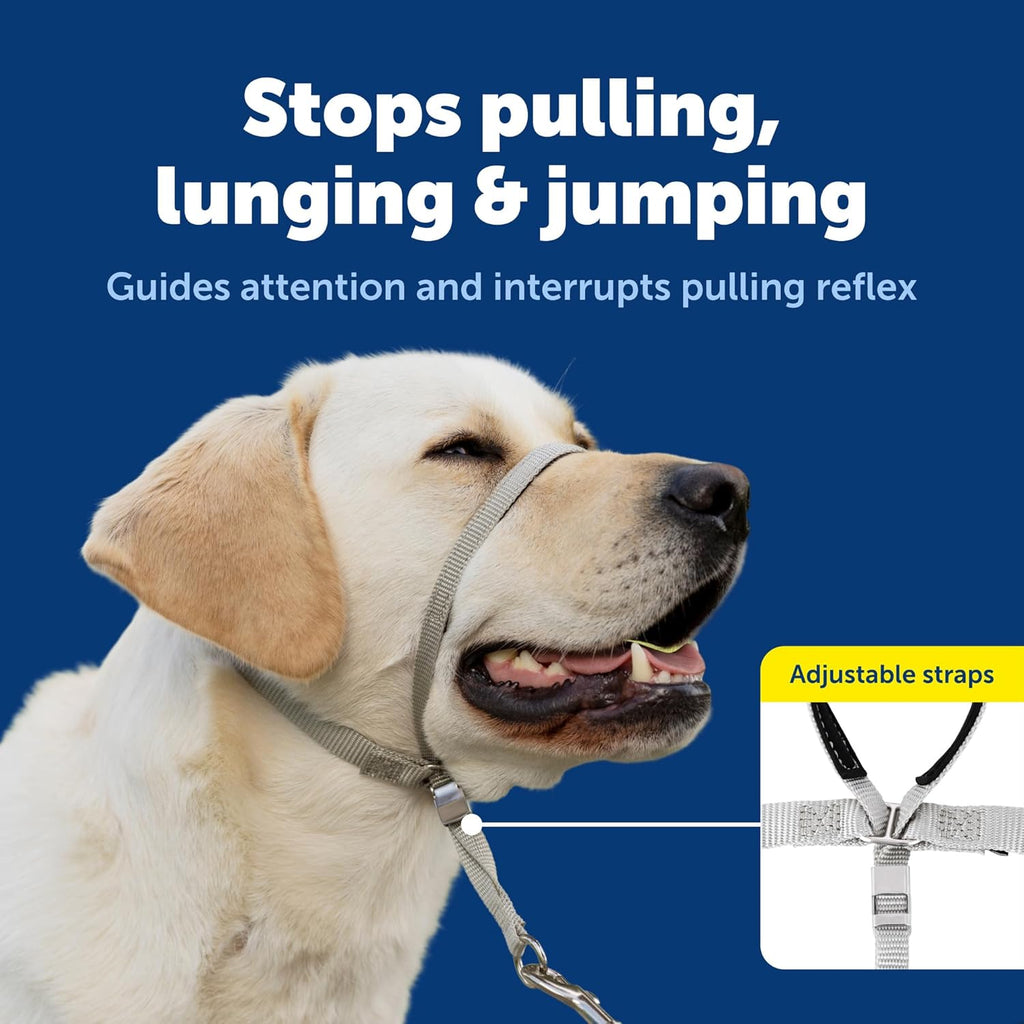 Gentle Leader No-Pull Dog Headcollar - The Ultimate Solution to Pulling - Redirects Your Dog's Pulling for Easier