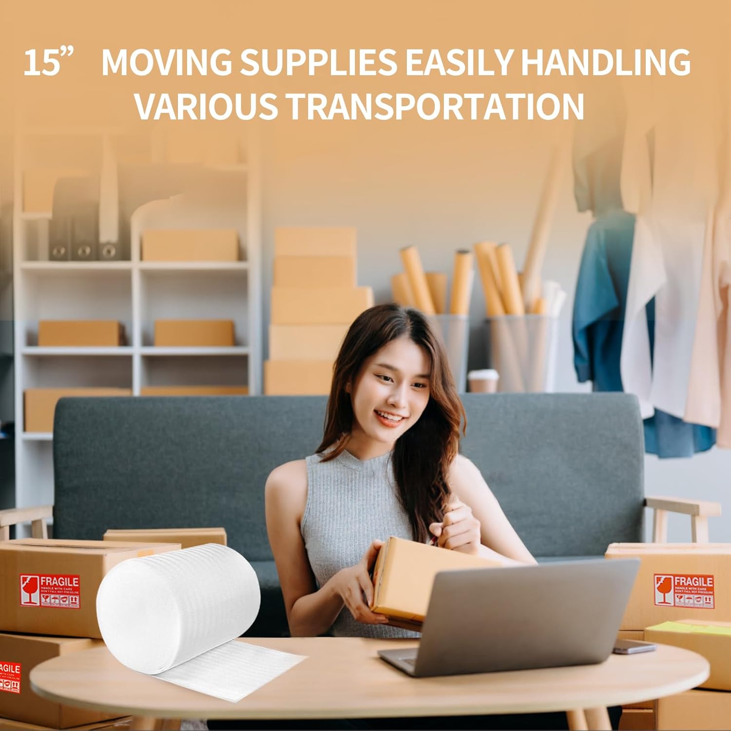 15 "Wide X 160'Length Packing Foam Rolls,Large Foam Wrap Rolls. | Rolls, Moving, Shipping, Glasses, China, Dishes