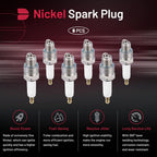 BDFHYK Iridium Spark Plugs Set of 6 Replacement for BR8HS-10 1134
