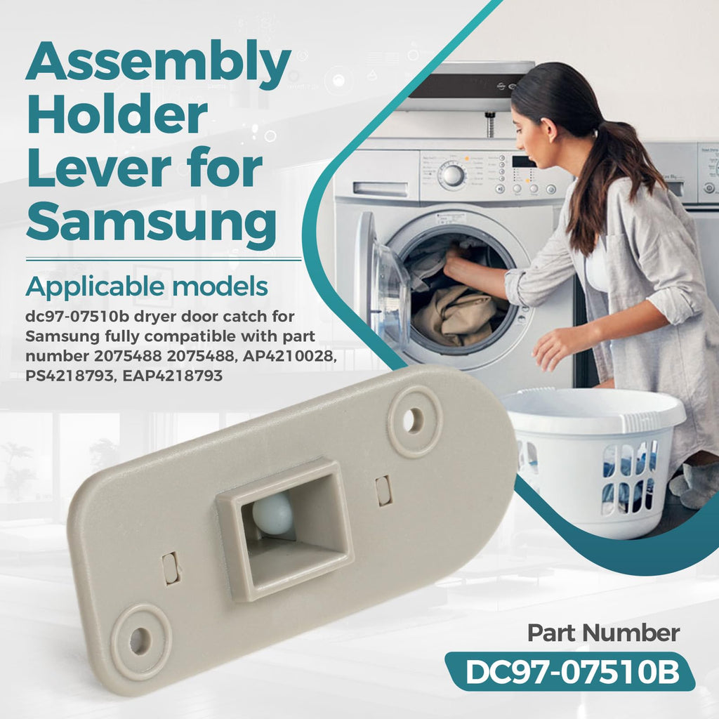 DC97-07510B Dryer Door Catch Replacement for Samsung