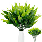 4PCS Artificial Greenery Stems - 13.7" Lucky Bamboo Leaves