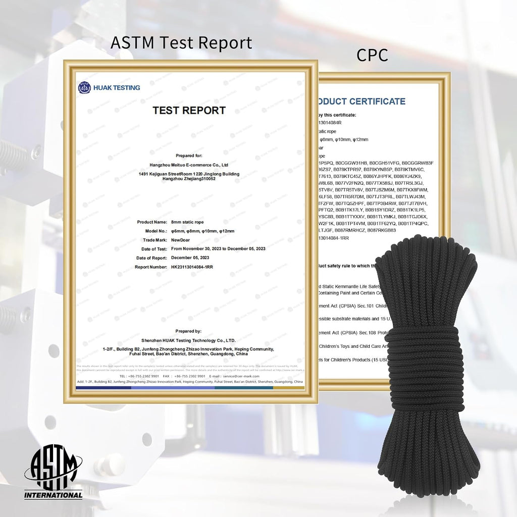 Static Climbing Rope 6mm Accessory Cord Rope
