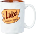 Gilmore Girls Diner, Wax Resist Ceramic Pottery Mug, 17oz
