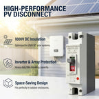Heschen DC 160 Amp Circuit Breaker, 250V Battery Disconnect Switch, Solar