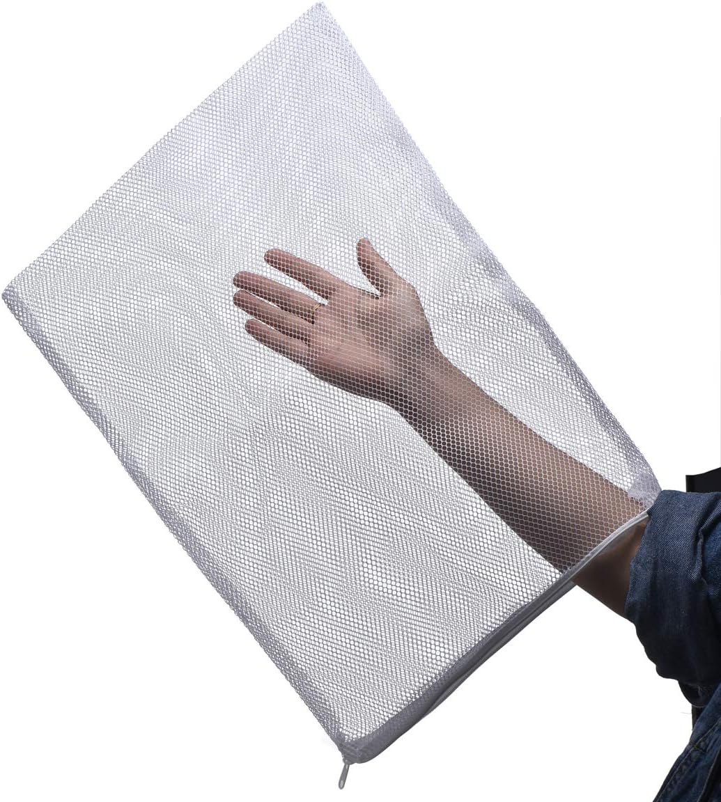 Aquarium Mesh Bags Large Filter Media Bags, 17.8" by 13.5", 4pcs