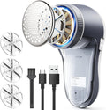 Fabric Shaver, Lint Shaver with 6-Leaf Blade, Rechargeable | Lint Remover with Type-C Fast Charing Port, Sweater