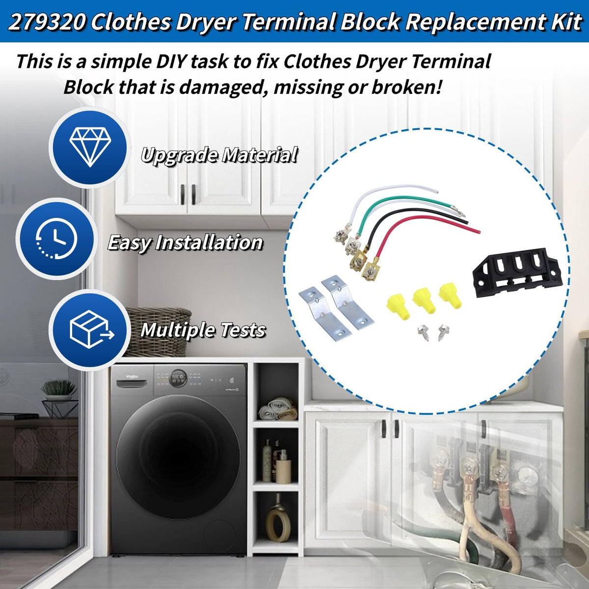 279320 14201229 Dryer Terminal Block Replacement Kit
