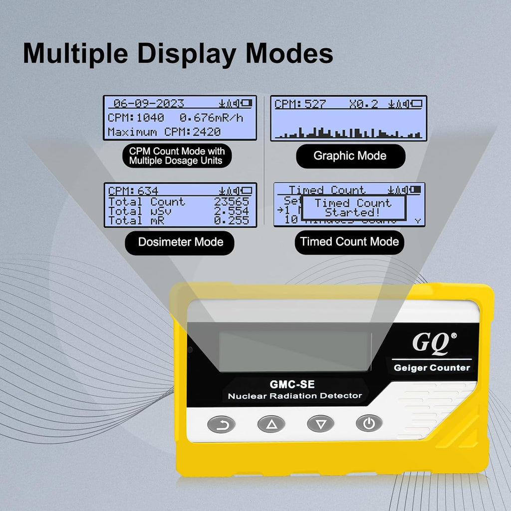 GMC-SE Geiger Counter Radiation Detector Beta Gamma X-ray Portable Radiation Monitor Meter Digital Nuclear Radiation