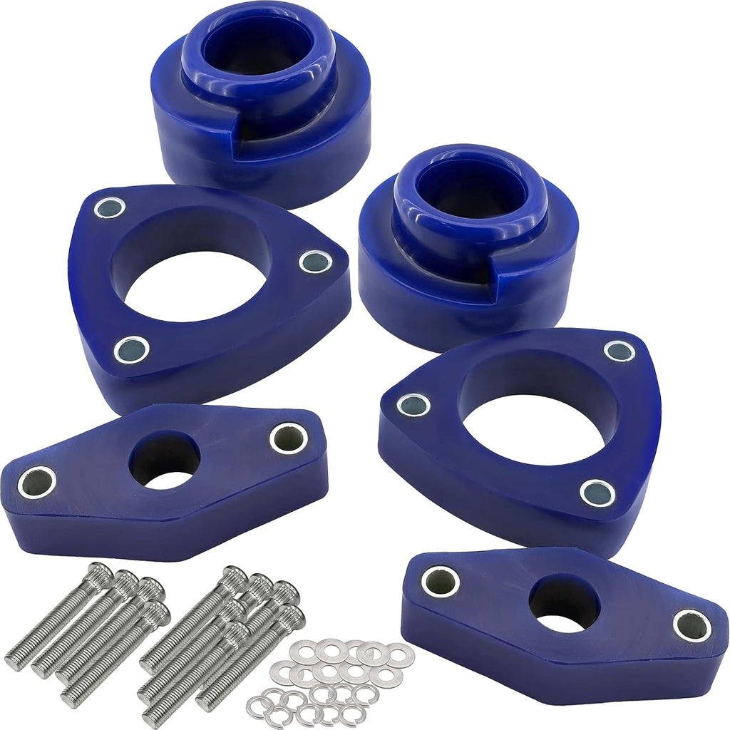 AUTOACER - Complete Leveling Lift Kit 30mm /1.2" - Front Strut Spacers, Rear Coil Springs Spacers & Rear Shock Extenders 6 Pcs in High-grade Polyurethane PU Compatible with ESCAPE Year 2013-2019