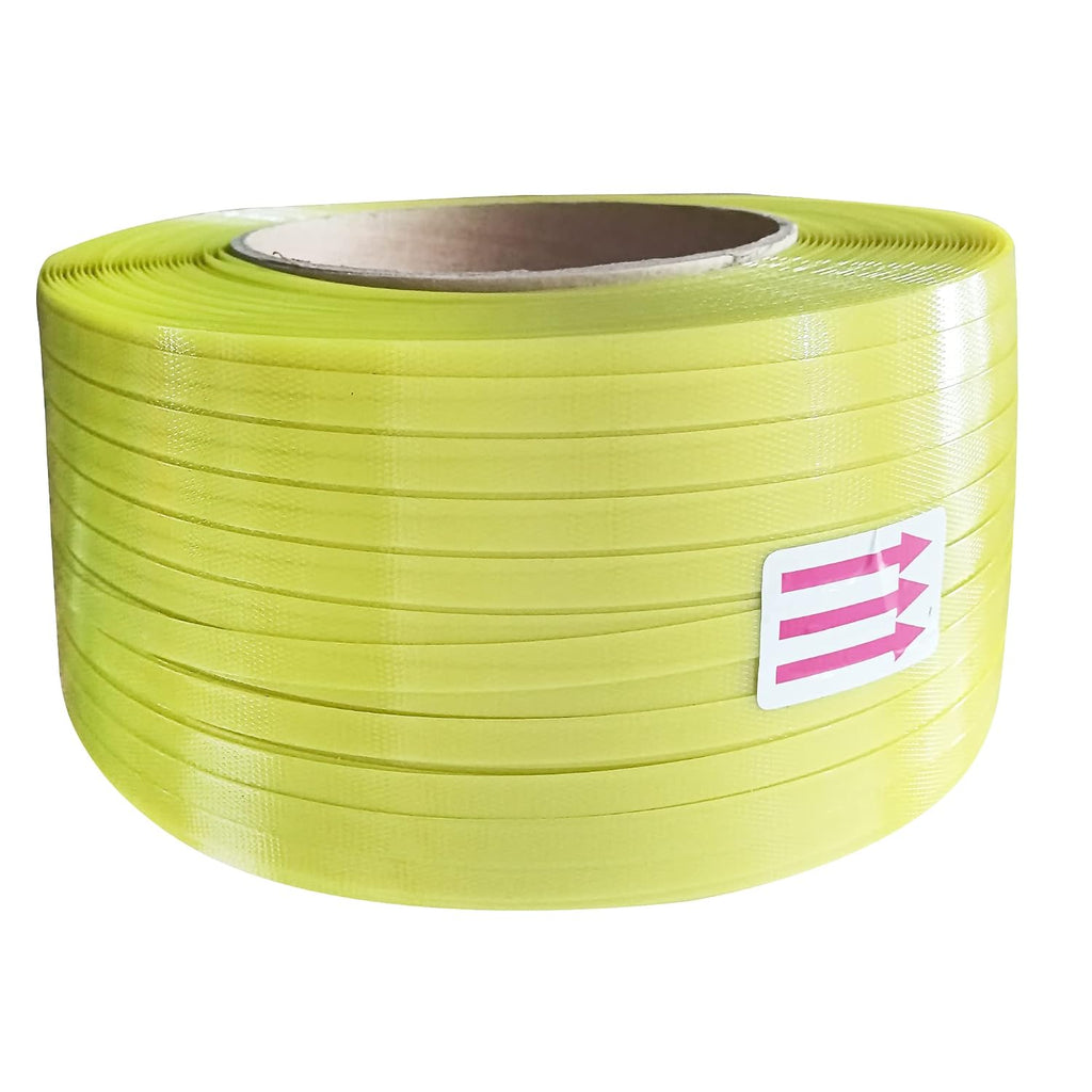 Packaging Heavy Duty (660Lbs) Strapping Roll Coil, Plastic Polyester Poly Straps Banding Supplies Material Tool