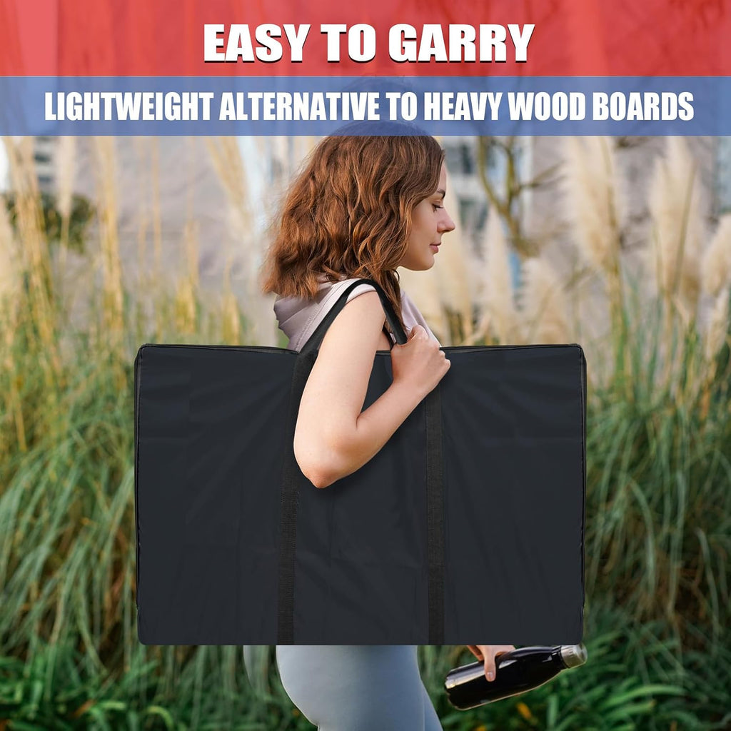 Cornhole Board Set, 3'x2' Cornhole Set, Corn Hole Boards Set, Lightweight Corn Hole Set Includes 2 Cornhole Boards, 8