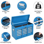 24" Portable Tool Box, 5 Drawer Tool Chest, Blue