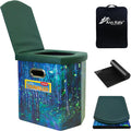 XL Portable Camping Toilet for Adults,Lightweight Folding Potty | Lightweight&Compact Potty with Lid for Adults and