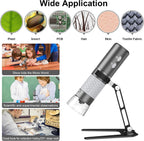 4K Digital Microscope for iPhone Android Phone and Windows Mac PC | 3840x2160p Wireless Handheld Microscope Camera