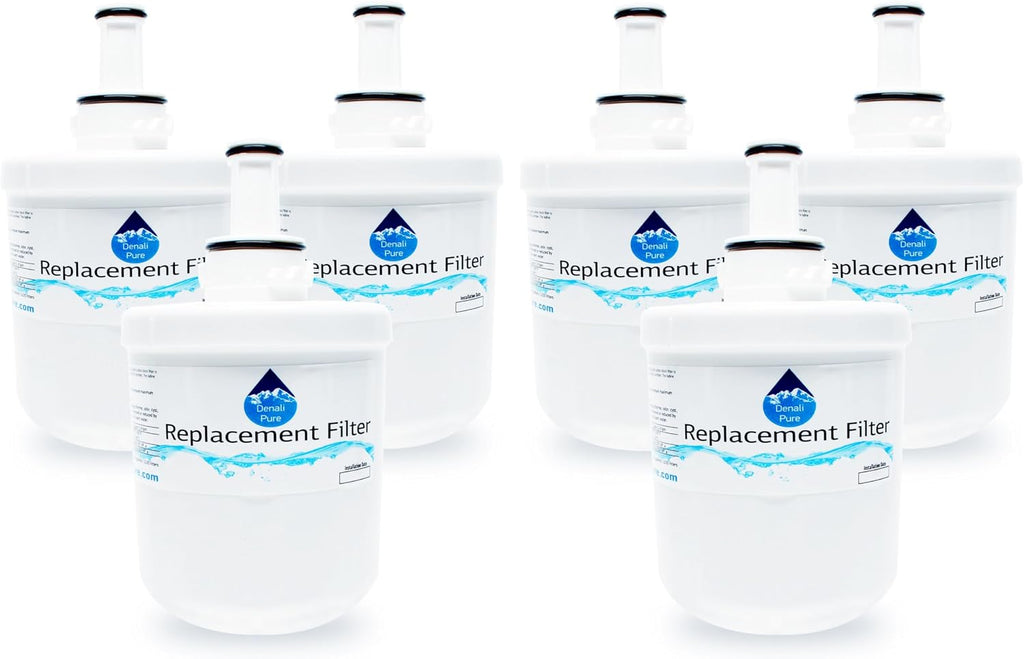 6-Pack Replacement for Samsung RF266AERS Refrigerator Water Filter