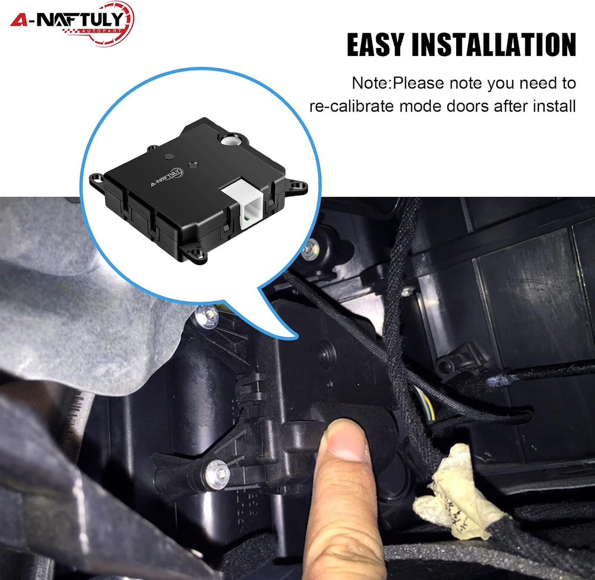 HVAC Blend Door Actuator for 2002-2010 Ford Explorer, 604-209, 1L2H19E616CD