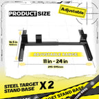Adjustable Target Stand Base H-Shape Shooting Stands Outdoor Shooting Range Practice