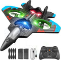 V32 Foam Remote Control Airplanes RC Planes for Kids Adults, RC Airplane Fighter Jet with Light, 360° Flip Fighter