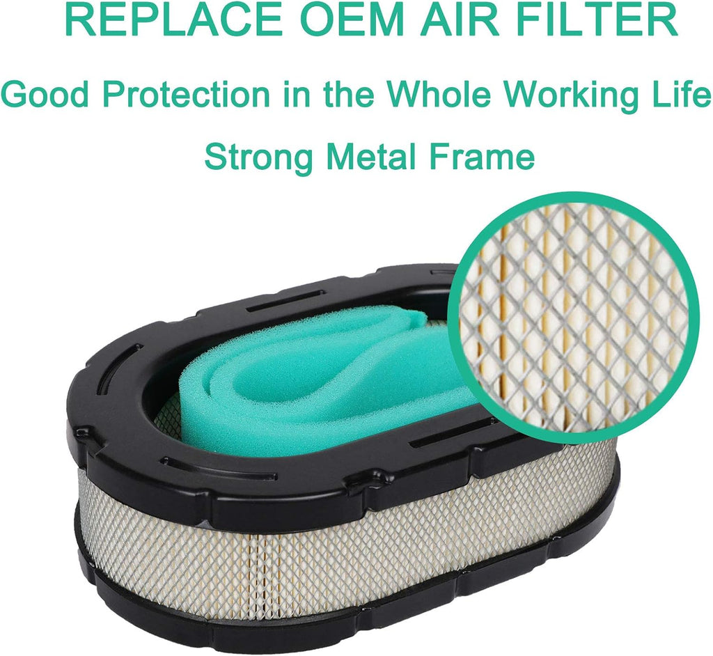 2 Pack 32 083 09-S Air Filter for Kohler 7000 Series KT715 KT725 KT730 KT735 KT740 KT745 Engine Cub Cadet Lawn Mower, Premium 32 083 09 KH-32-883-09-S1 Air Filter