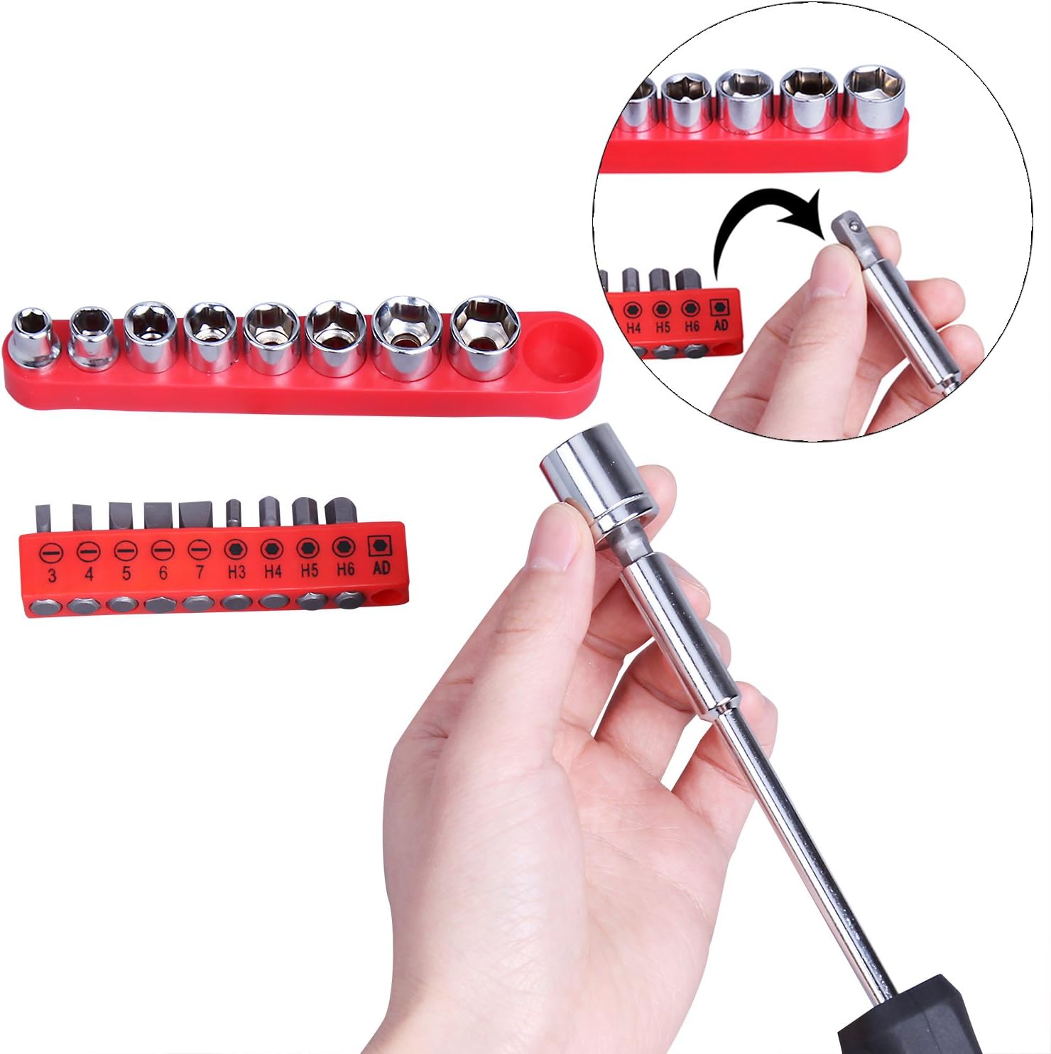 148 Piece Automotive and Household Tool Set Perfect for Car Enthusiasts and DIY Home Repairs
