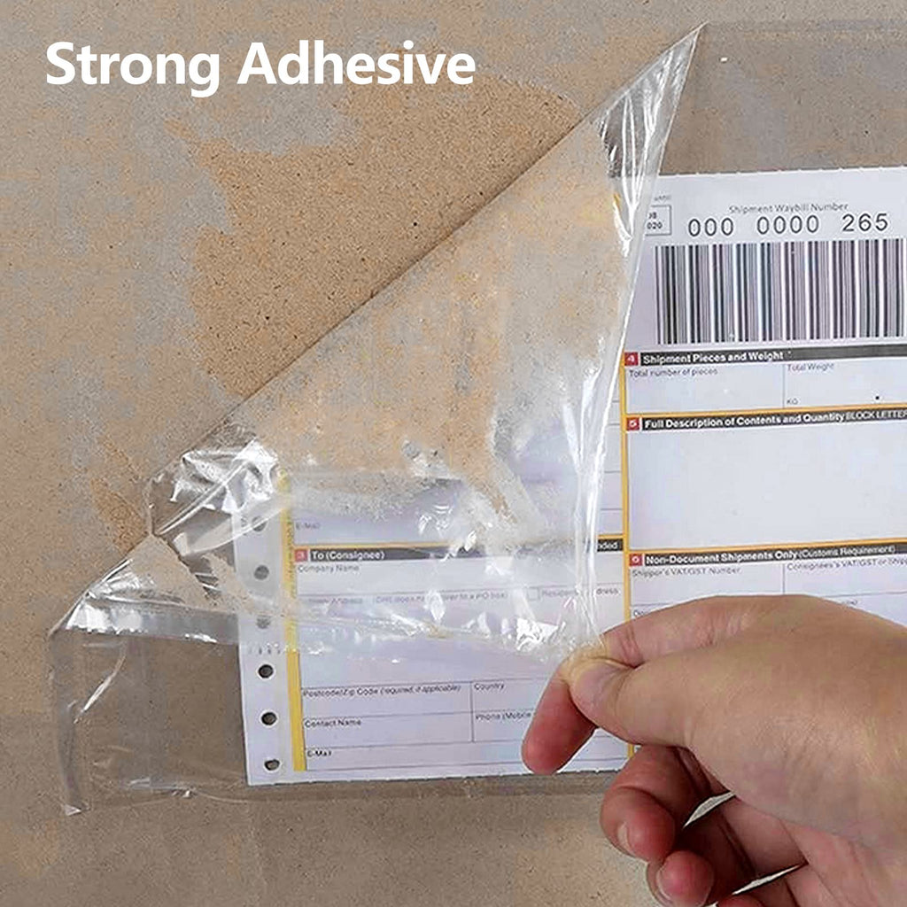 Packing List Envelopes, Clear 7.5" x 5.5" Self Adhesive Shipping Labels Envelope Pouches (500 Pack)