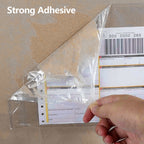 Packing List Envelopes, Clear 7.5" x 5.5" Self Adhesive Shipping Labels Envelope Pouches (500 Pack)