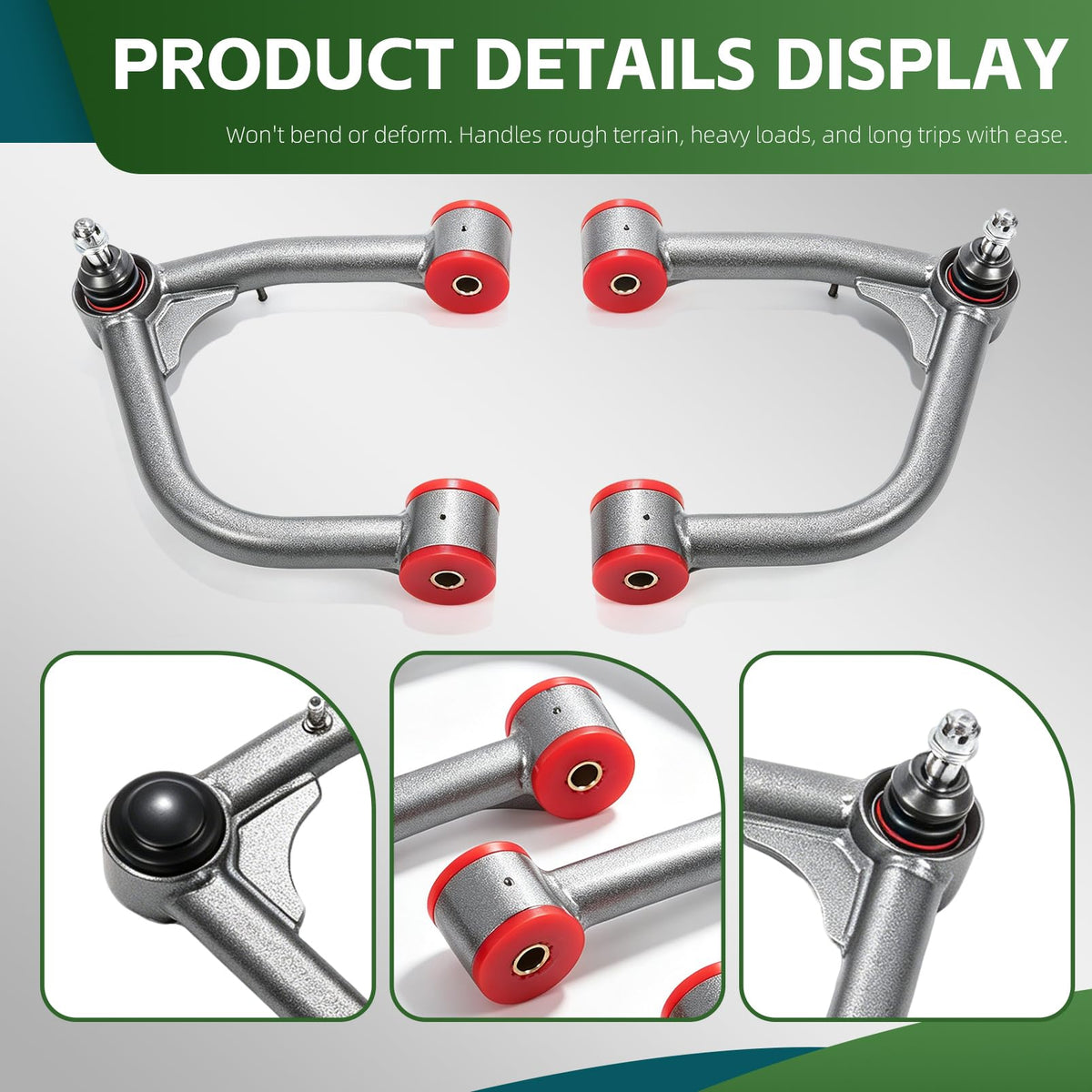 Yunnergo Upper Control Arms W/Ball Joint Compatible with Sequoia 07-22