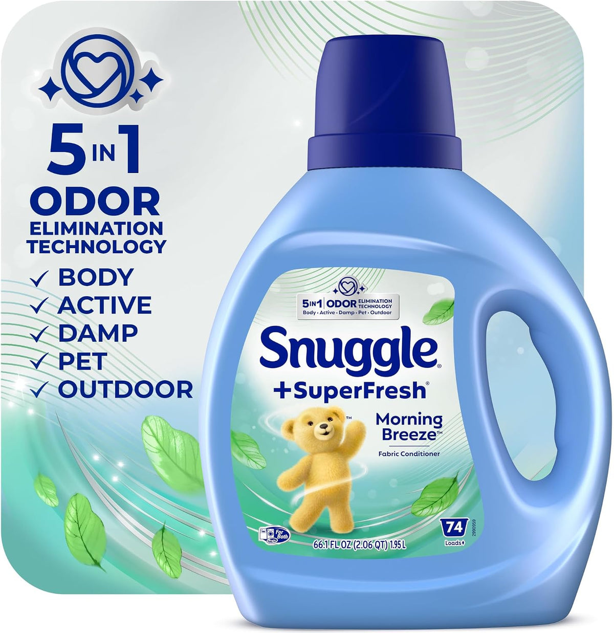 Superfresh Fabric Softener Liquid, Morning Breeze, 66 fl oz