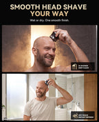 Head Shavers for Bald Men,Waterproof Electric Razor with 7DFloating