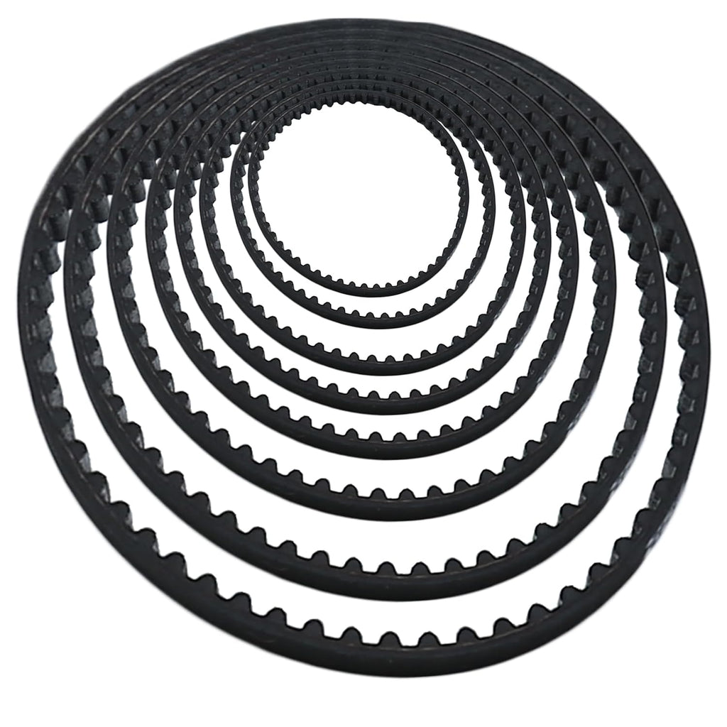 Uenhoy 8 Pcs 2GT-6 3D Printer Timing Belt 6mm Closed Loop 110-400mm Set