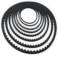 Uenhoy 8 Pcs 2GT-6 3D Printer Timing Belt 6mm Closed Loop 110-400mm Set