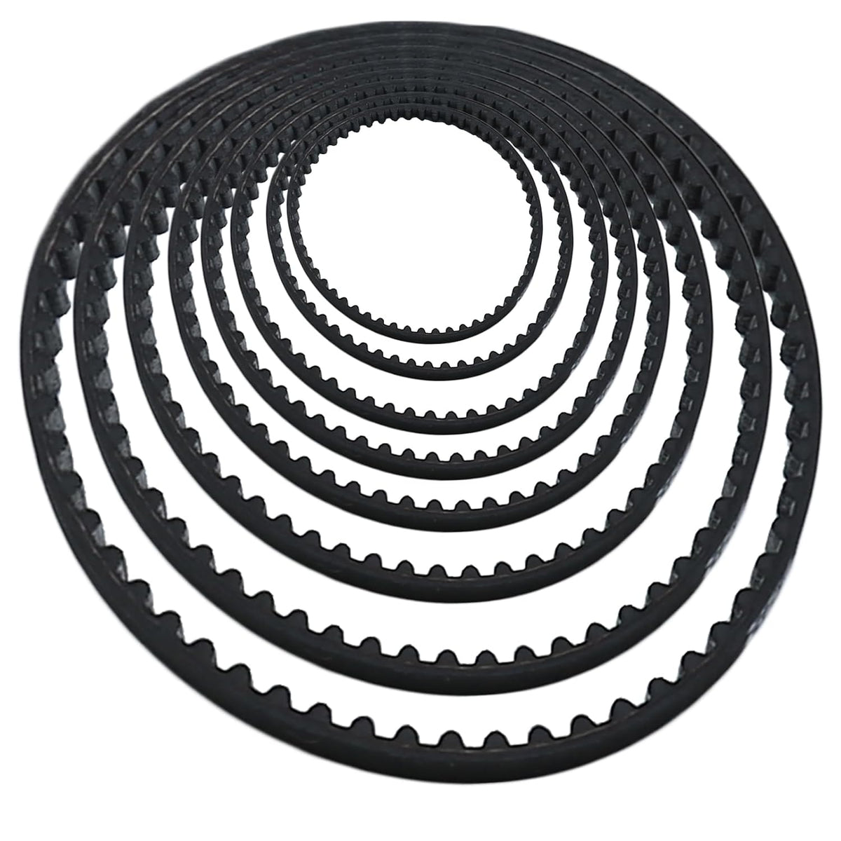 Uenhoy 8 Pcs 2GT-6 3D Printer Timing Belt 6mm Closed Loop 110-400mm Set