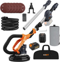 Cordlees Drywall Sander with Vacuum Dust Collection, Brushless Electric Wall Sander with 7 Variable Speed Foldable