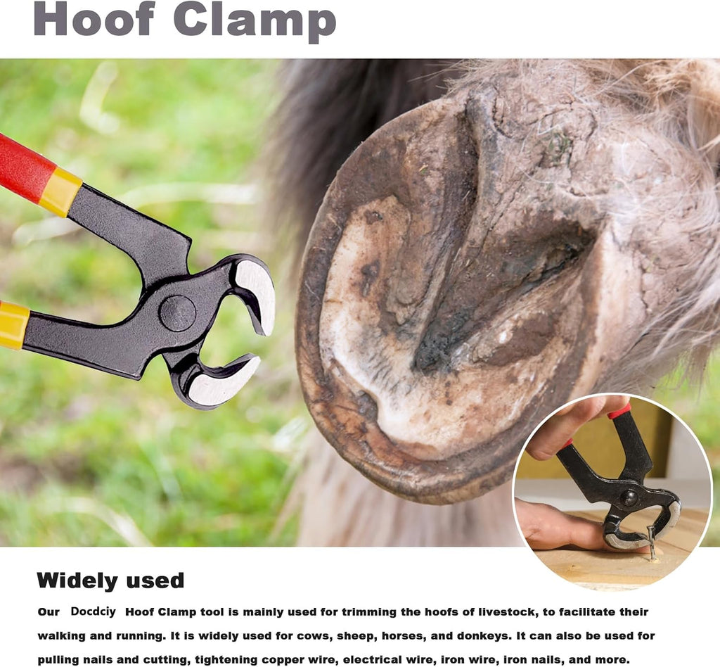 8 inch Farrier Tool Kit Goat Hoof Trimmers & Hoof Clippers Set