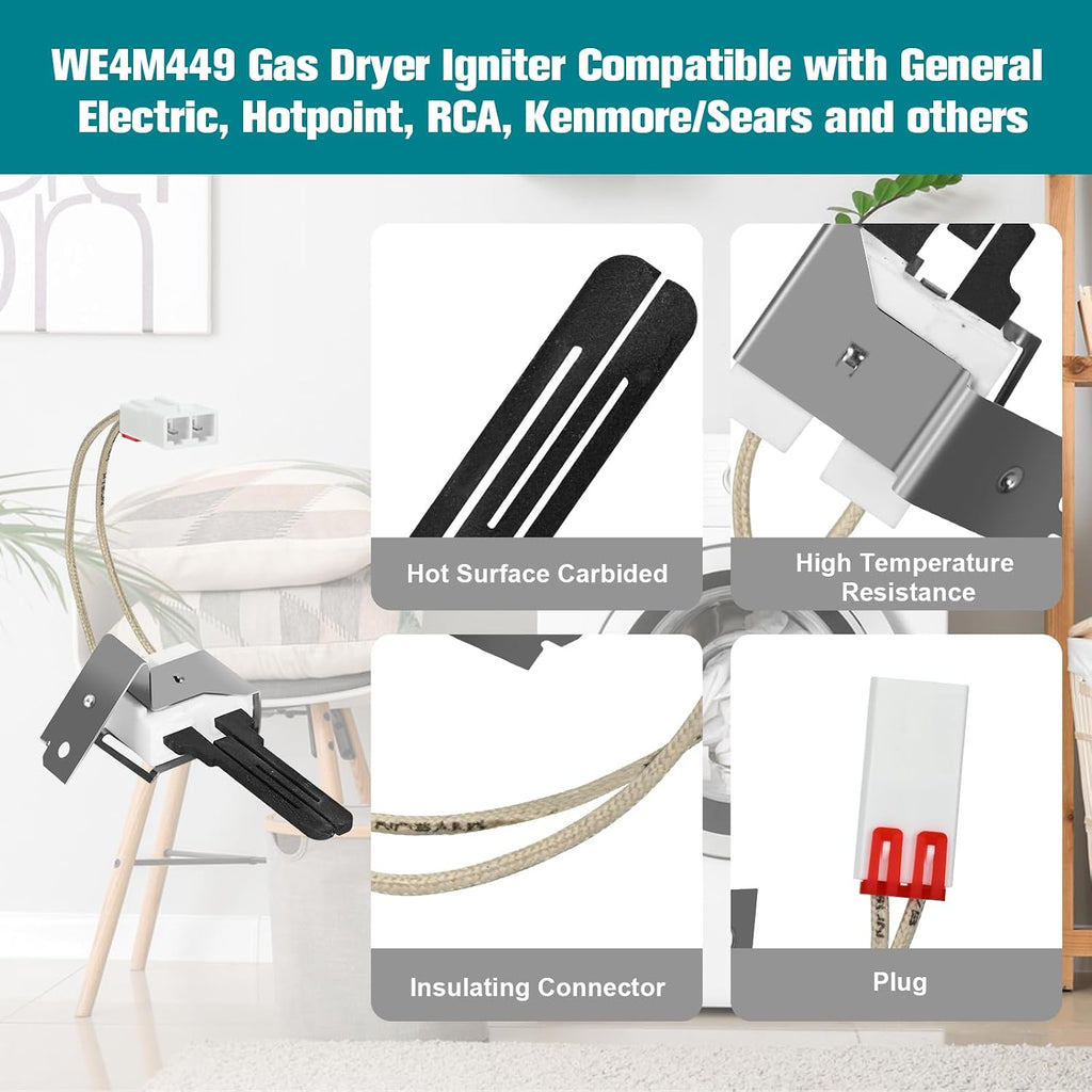 WE4M449 Gas Dryer Igniter
