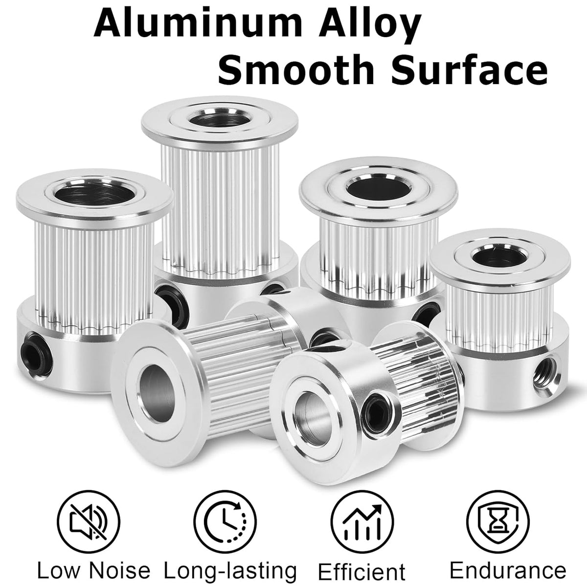 12 Pack GT2 Timing Belt Pulley 20 Teeth,8mm bore,synchronous Pulley