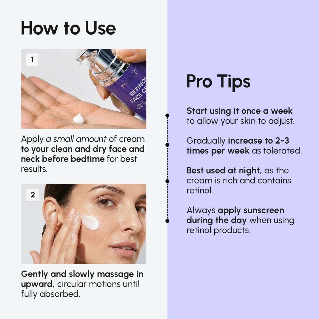 Face Moisturizer – Firming & Lifting Face Cream for Women with Collagen, Retinol & Hyaluronic Acid – Day & Night